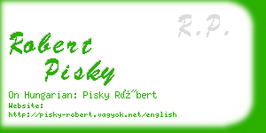 robert pisky business card